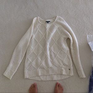 cream sweater